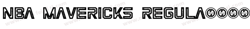 NBA Mavericks Regula字体转换